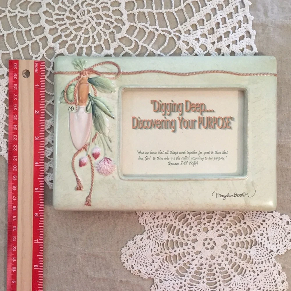 Marjolein Bastin Ceramic Photo Frame Hallmark New